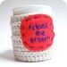 Funny Coffee Mug Cozy tea cup Greek Mythology Kraken crochet handmade cover