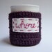 Coffee Mug Tea Cup Cozy Funny purple whore crochet handmade cover