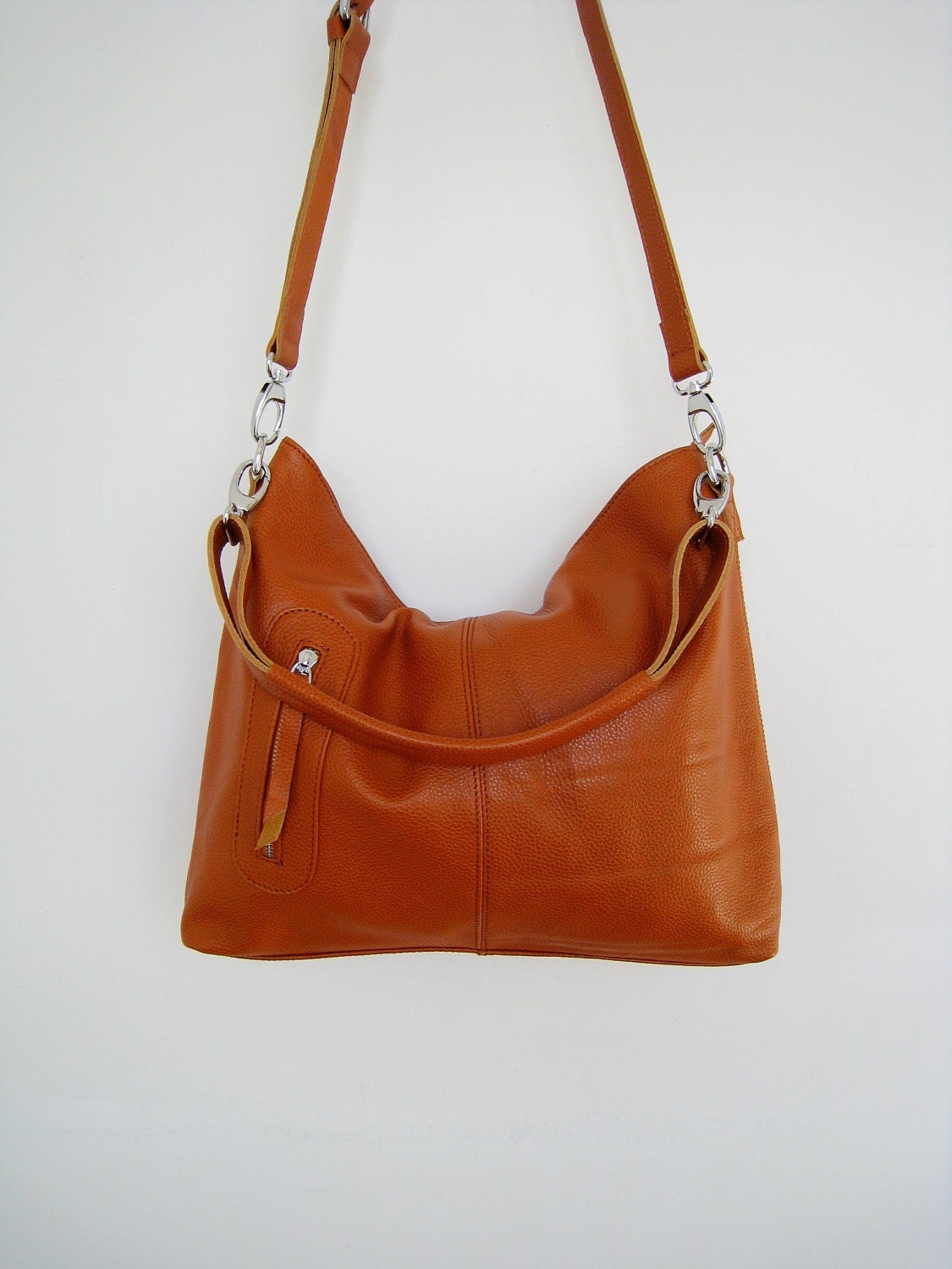 Leather shoulder bag, leather hobo--Adeleshop handmade Leather bag Messenger Diaper bag Shoulder bag Tote Handbag Hip bag Women