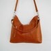 Leather shoulder bag, leather hobo--Adeleshop handmade Leather bag Messenger Diaper bag Shoulder bag Tote Handbag Hip bag Women