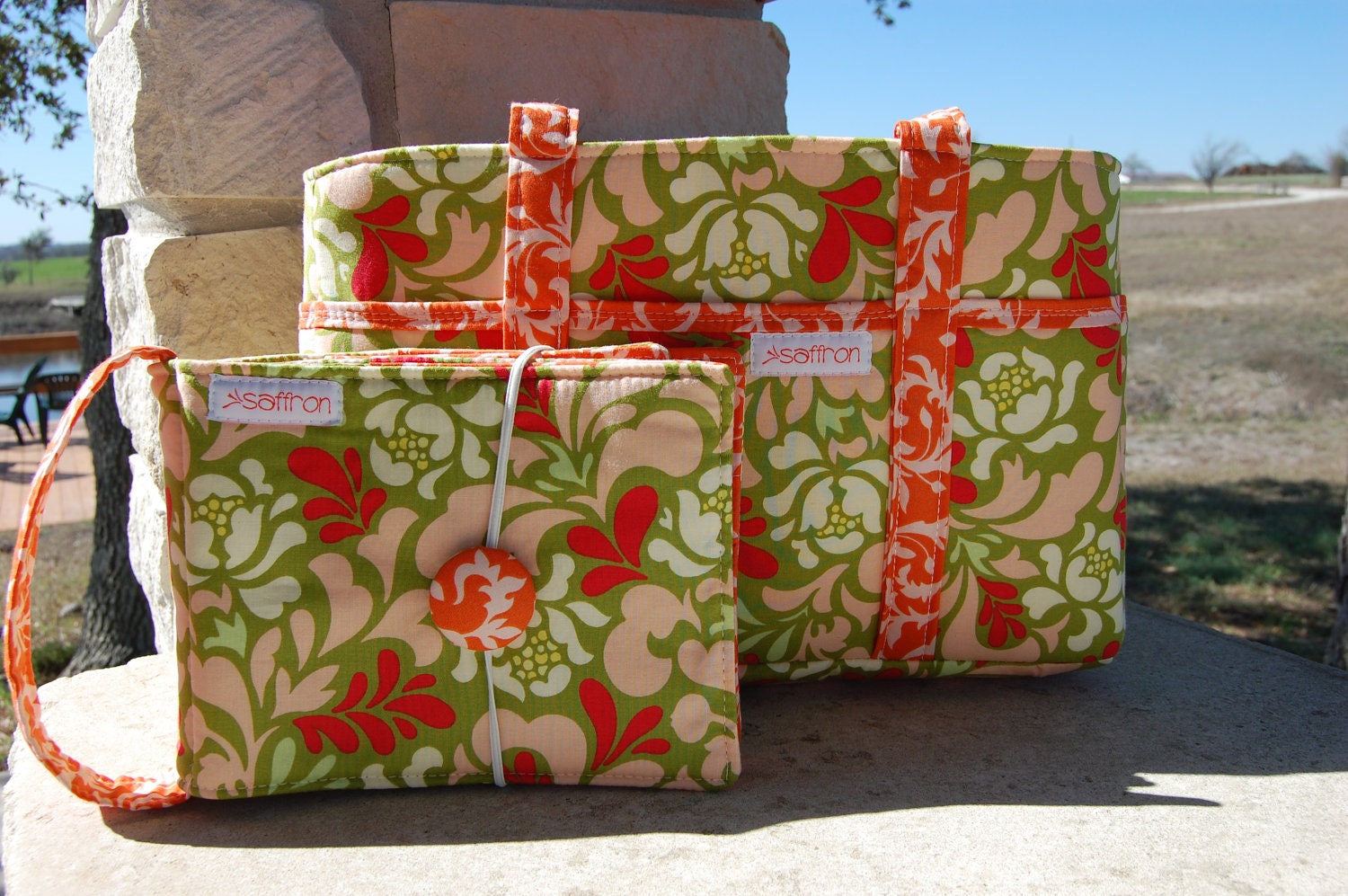 Knit Bag and Circular Knitting Needle Organizer