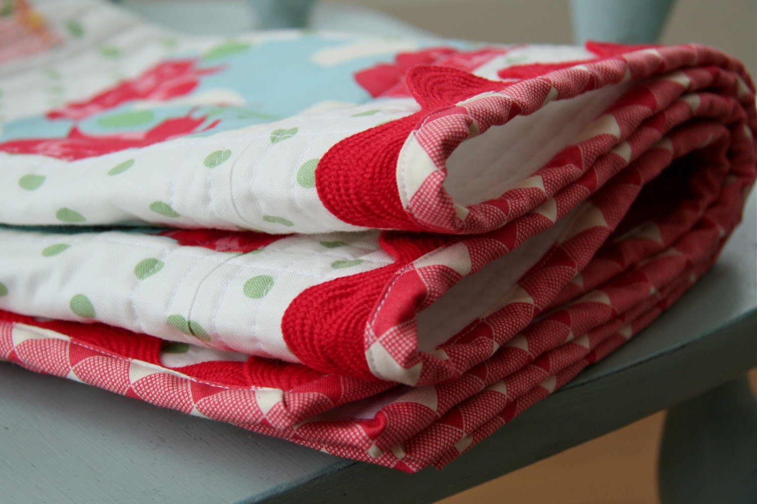 CUSTOM LISTING FOR CHRISTIE baby girl quilt