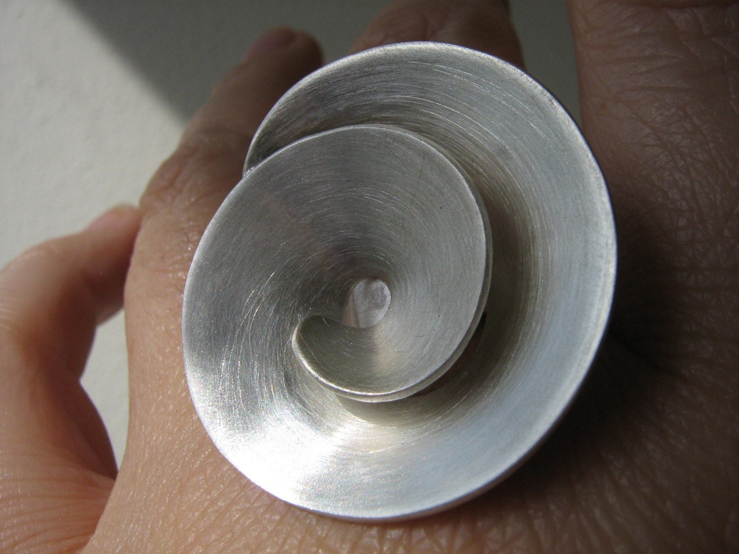 Vortex - Sterling silver ring - Ready to ship