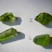 Big Rough Peridot Birch Bark Ring Sterling Silver Rustic Oxidized - Custom select your stone and size