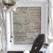 Framed French Linen Paris Wall Decor