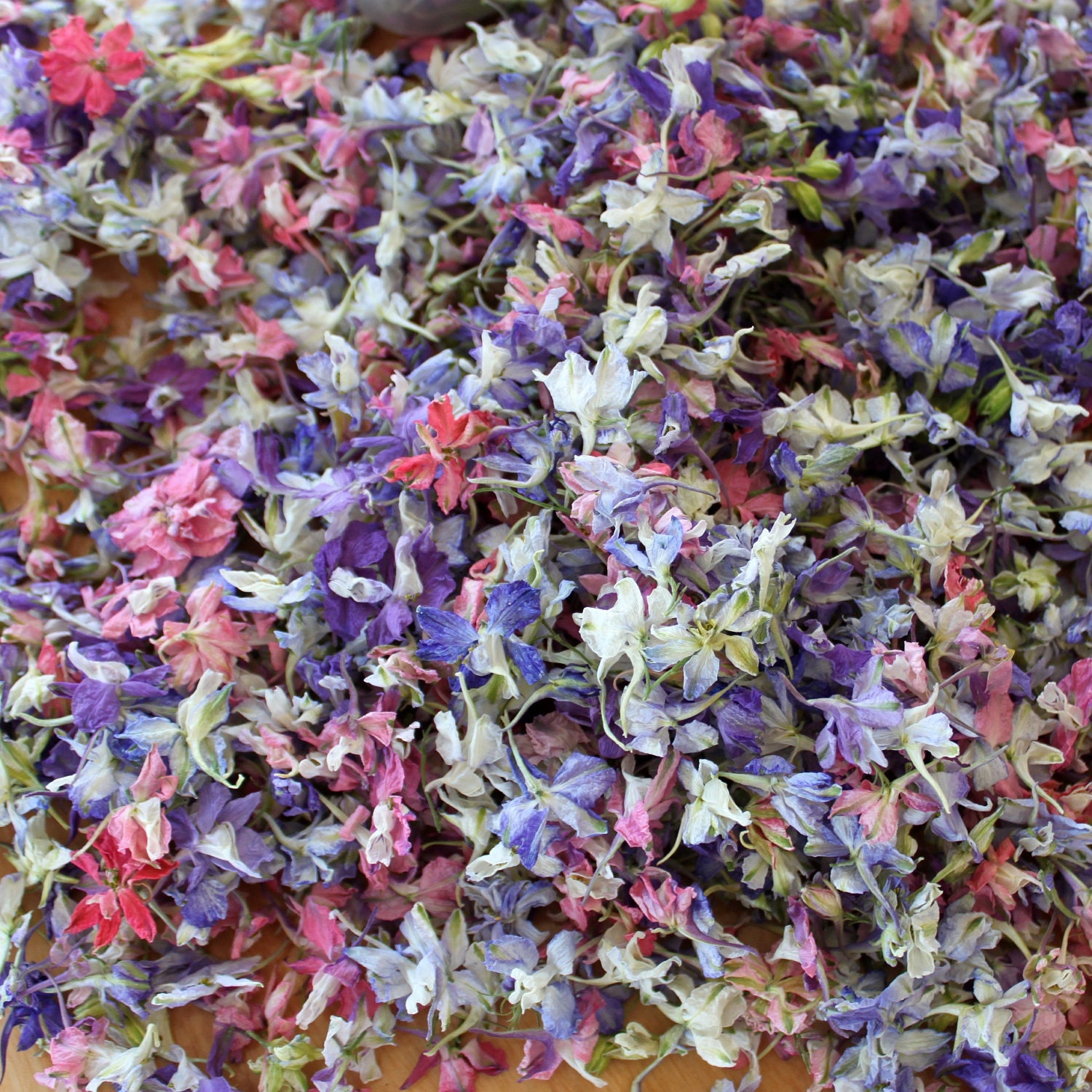 Pink Flowers, Dried Flowers, Wedding Confetti, Pastel Flowers