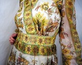 Vintage 1960s Psychedelic Toni Todd Dress