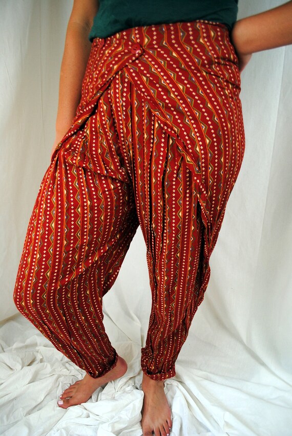 rayon harem pants