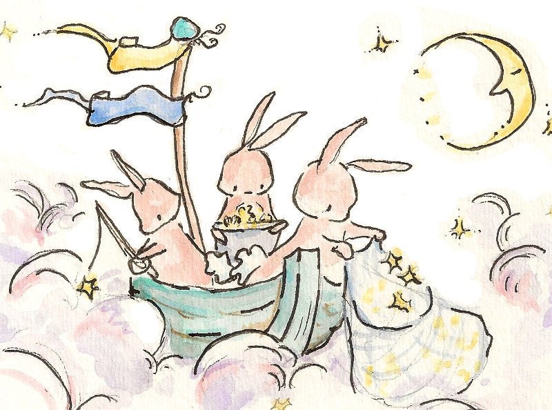 Land of Nod. Print 5X7. Nursery Art Wall Decor