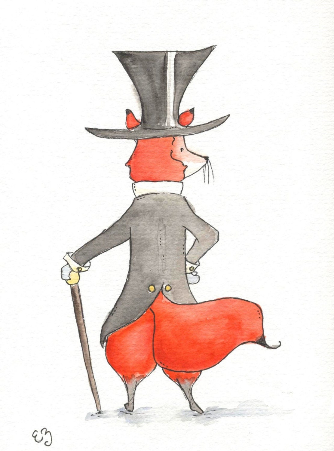 Foxy is a Gentleman PRINT