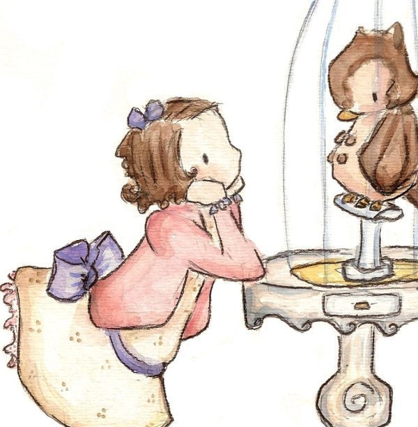 Would be Friends. PRINT 8X10. Nursery Art Wall Decor