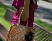 Tote bag with key chain