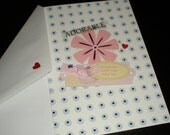 ADORABLE New Baby Girl gift card