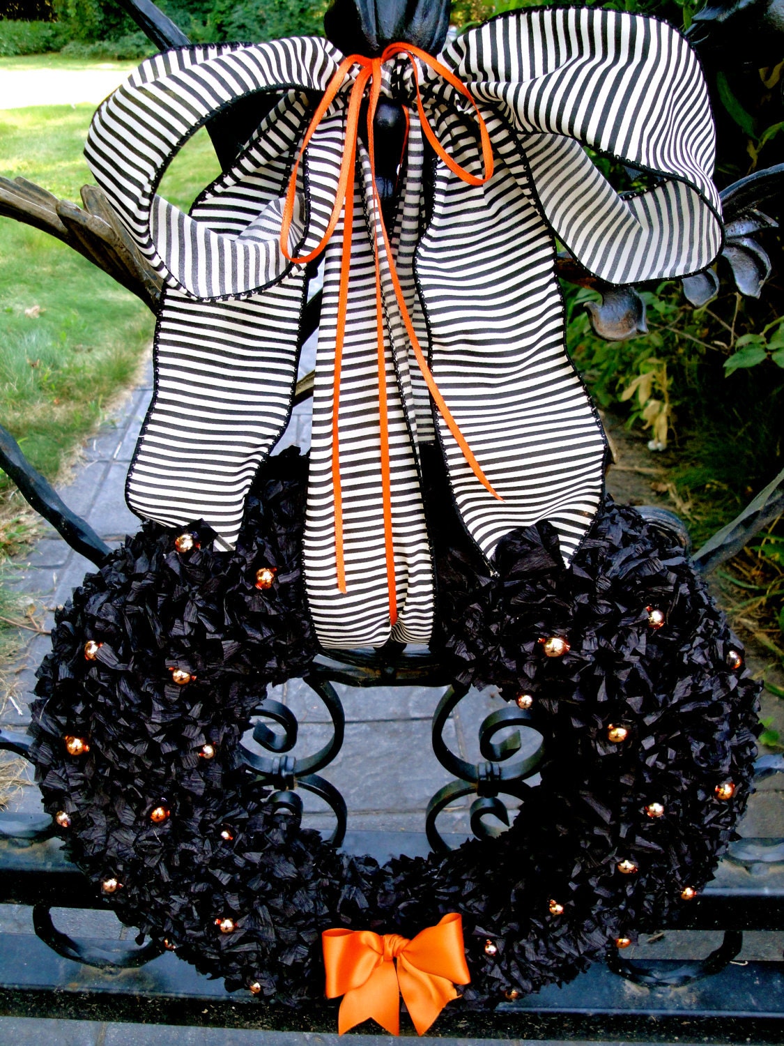 SPECIAL ORDER ONLY Halloween Wreath, Carnival of Mirth Wreath