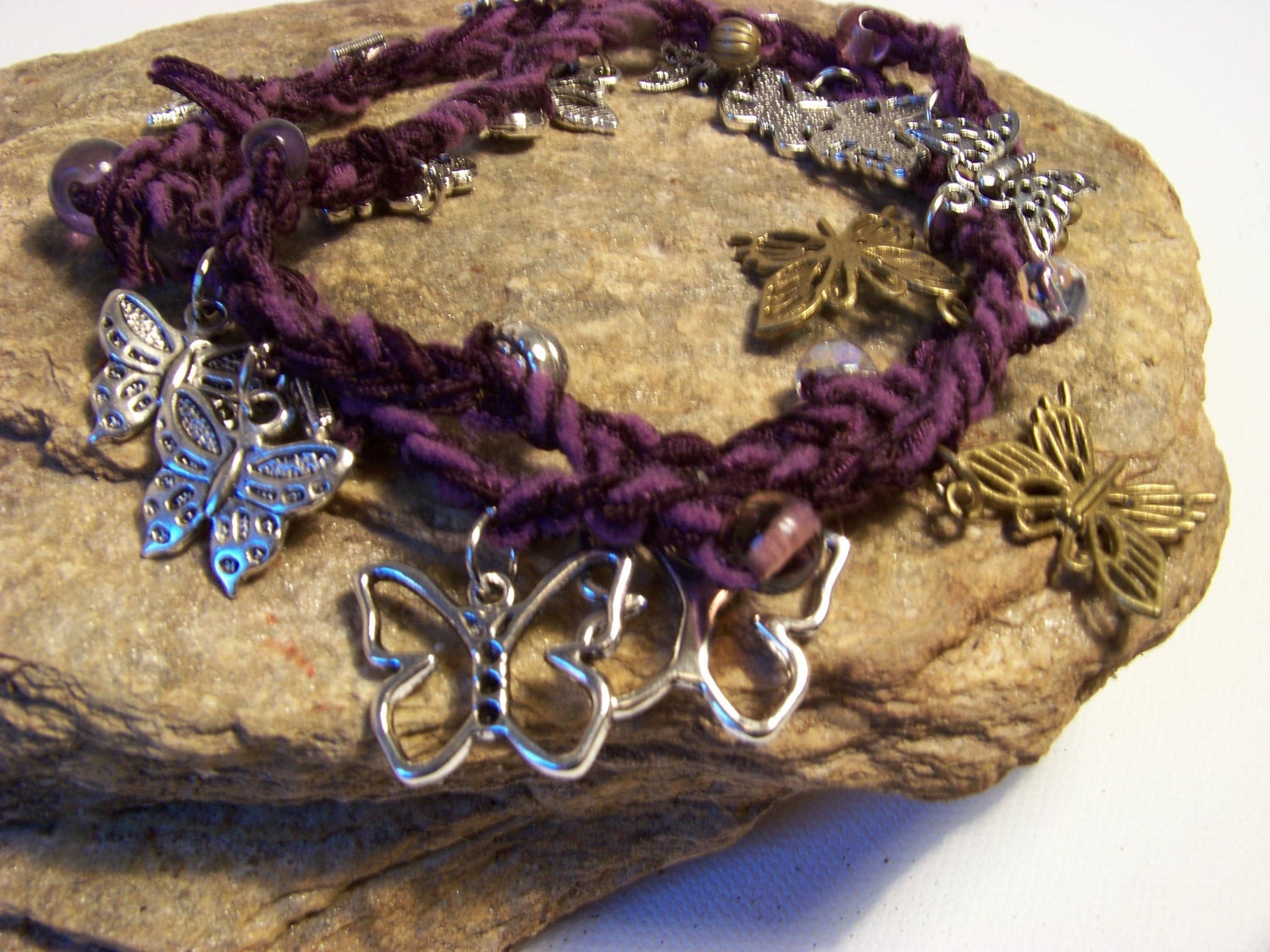 Bohemian Wrap Bracelet...Butterfly Bracelet