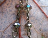 Smokey Crystal Sultry Dangle Earrings
