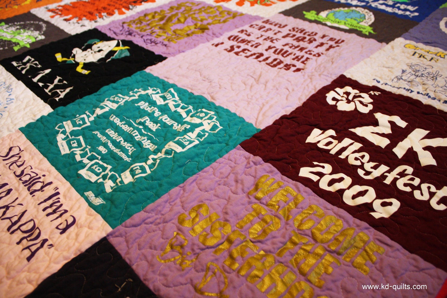 Custom Order T Shirt Memory Quilt