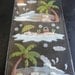 PALM TREES and SAND Jolee's Boutique Scrapbooking Wholesale Stickers- Ocean, Waves, Beach