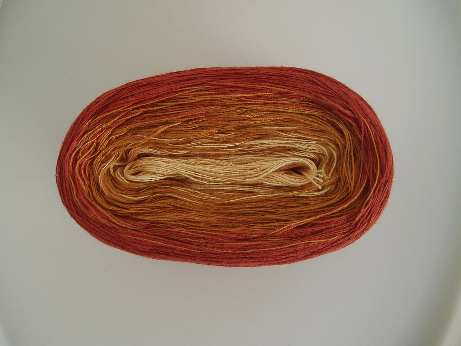 HAPPY FALL -Mega Skein- Color Changing Cotton yarn 865 yds/180 gr Fingering Weight