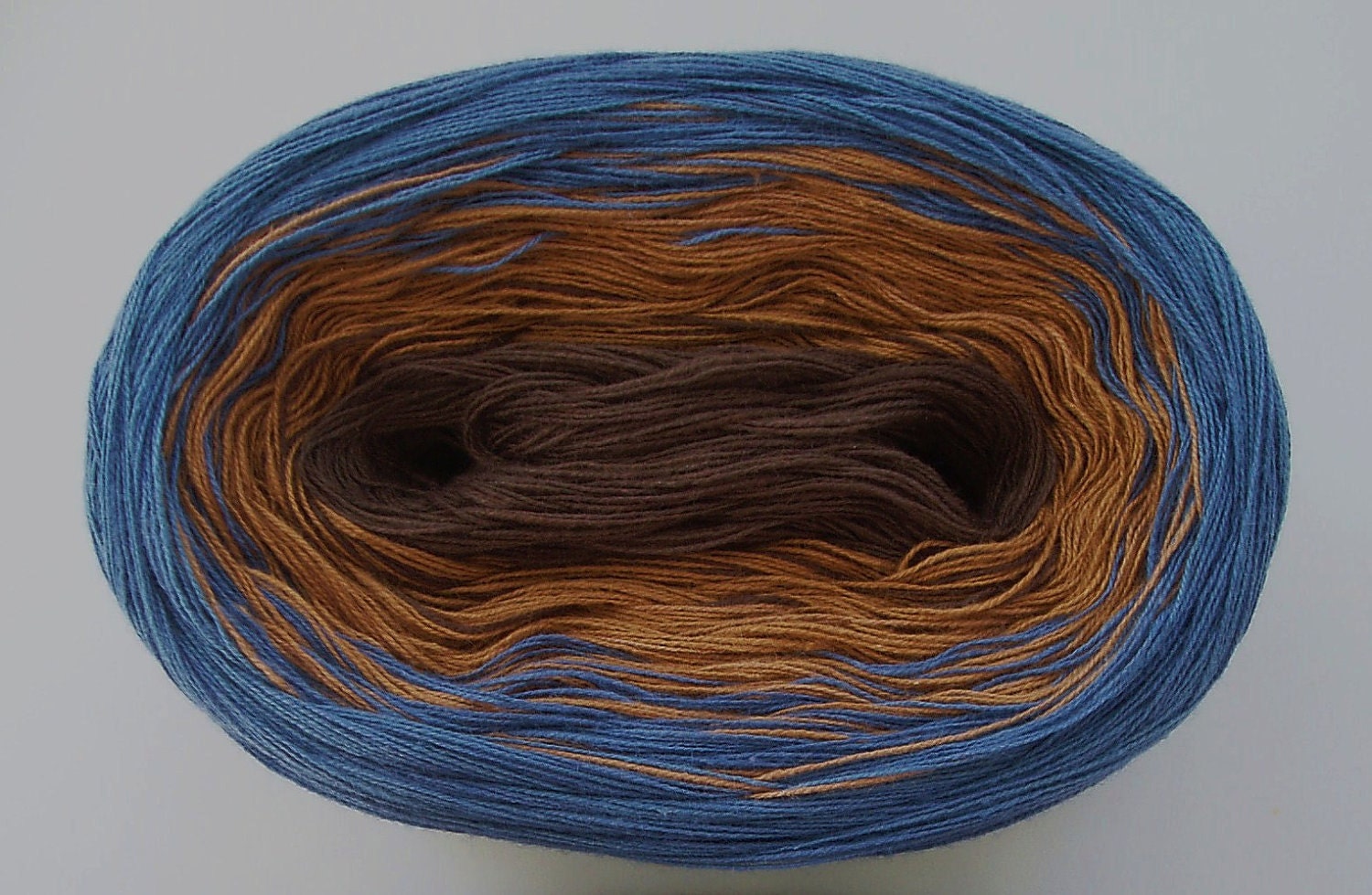 BLUE HONEY VI Color Changing Cotton yarn 100 gr/480 yds Fingering Weight