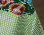 Summer Time is here OilCloth Tablecloth Custom to make your heart a happy one xx Large