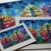 LARGE Backyard with Fireflies II print, with handpainted details