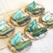 Aqua Handmade Butterfly stickers