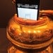 Steampunk Iphone Victrola with tone control valve