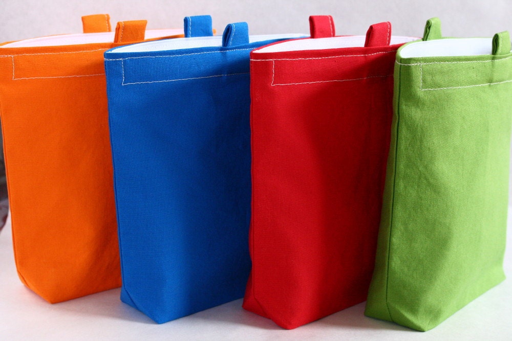 Reusable Sandwich Bags, Set of 4 Rainbow