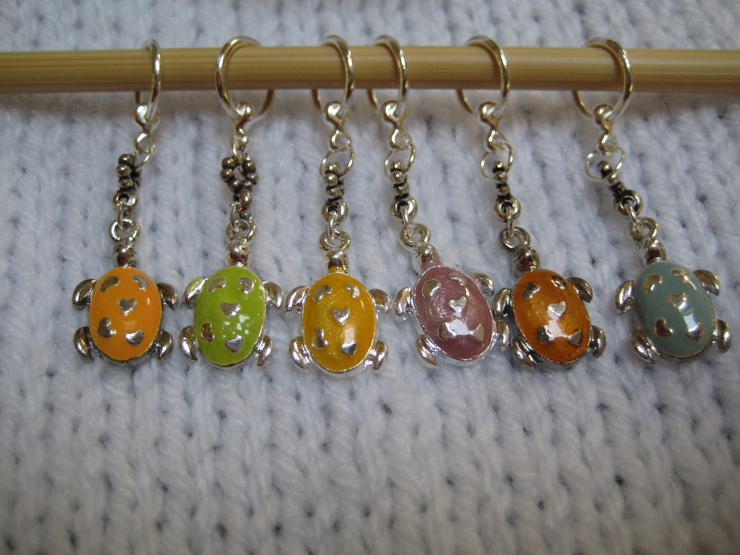 Pastel Turtle Stitch Markers