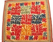 Antique Applique, folk art embroidery textile 21