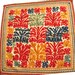 Antique Applique, folk art embroidery textile 21