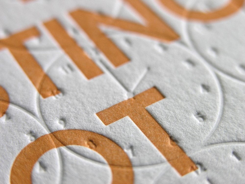 Letterpress Print - Wasted Time