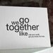 we go together like milli and vanilli. letterpress card