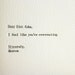 dear diet coke. letterpress card