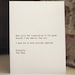dear girls. letterpress card