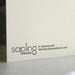 dear icebergs. letterpress card