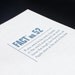 Made Up Stats Hipsters & the Apple Store. Letterpress Card
