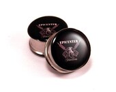 CUSTOM Picture Plugs gauges - 1 1/8, 1 1/4, 1 3/8, 1 1/2 inch