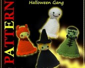 Instant Download PDF Crochet Pattern Halloween Gang - ENGLISH Instructions