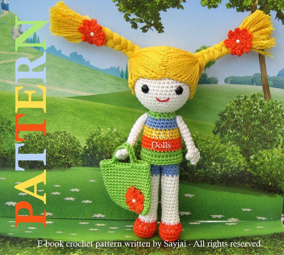 Instant Download PDF Crochet Pattern Sunny Summer - ENGLISH Instructions