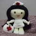 Instant Download PDF Crochet Pattern Nurse Jazzy - ENGLISH Instructions