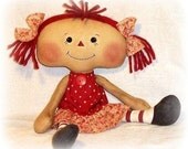 Doll Pattern, PDF, Instant Download, SEWING pattern, Rag Doll, Ragdoll, Cloth Doll, Softie, Soft Toy, Digital Download