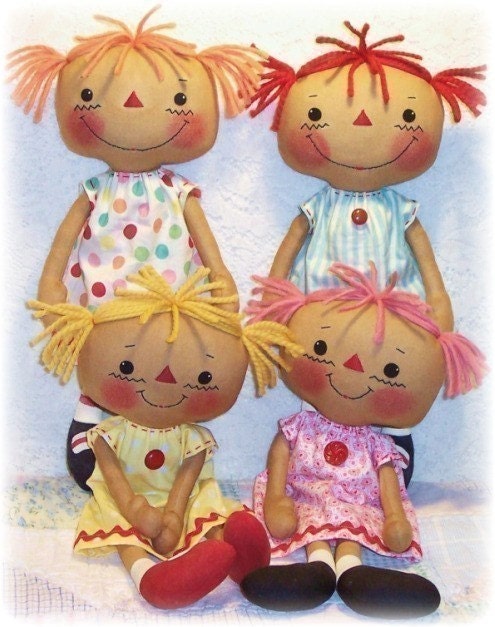 Cloth Doll Pattern, PDF, Rag Doll Pattern, Sewing Pattern, Ragdoll, Soft Doll, Softie