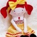 Soft Doll PATTERN PDF, Instant Download, Softie, Soft Toy, Cloth Doll Pattern, Rag Doll Pattern, Ragdoll, Digital Download