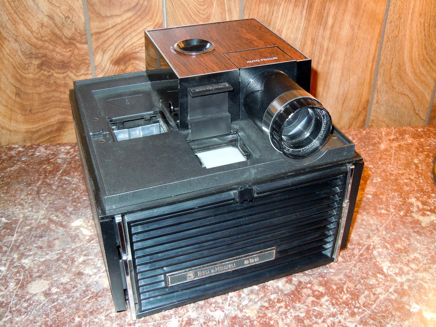 Vintage Bell and Howell Slide Cube Projector 992 by hellonikita