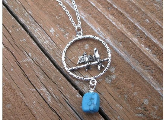 SALE - 50% OFF Silver Birdie Necklace