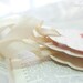 Love Tags...created with real flower petals