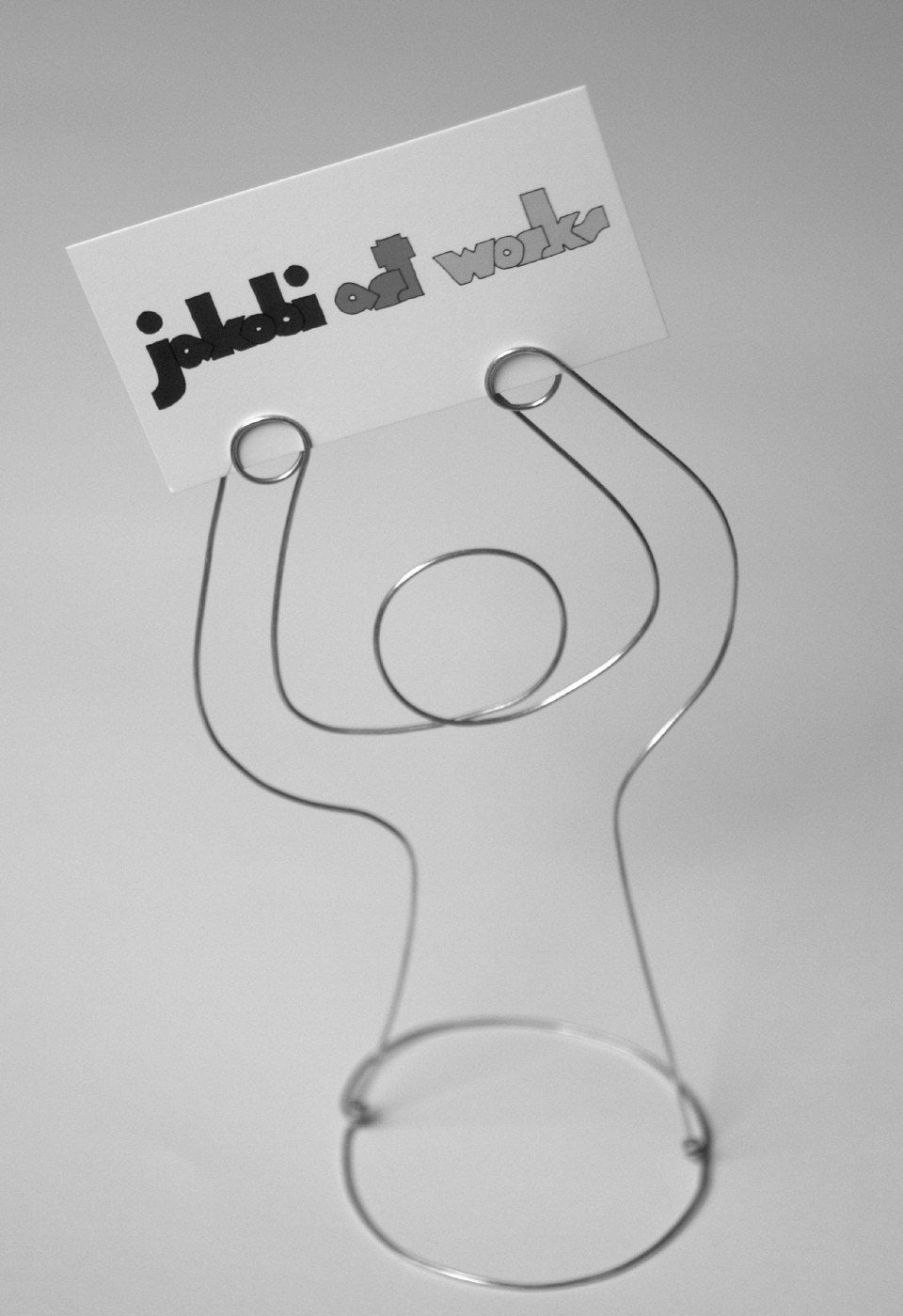 Human Card Holder (Wire Sculpture)
