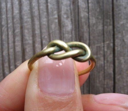 Infinity Knot Rings Tibetan Bronze 4 Rings  888888888888888888888888888888888888